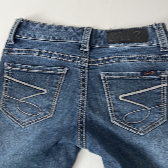 Seven7 Lady Blue Legging Jean, size 25 - Picture 9 of 10